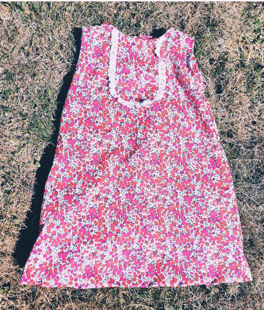 robe liberty de Cécile