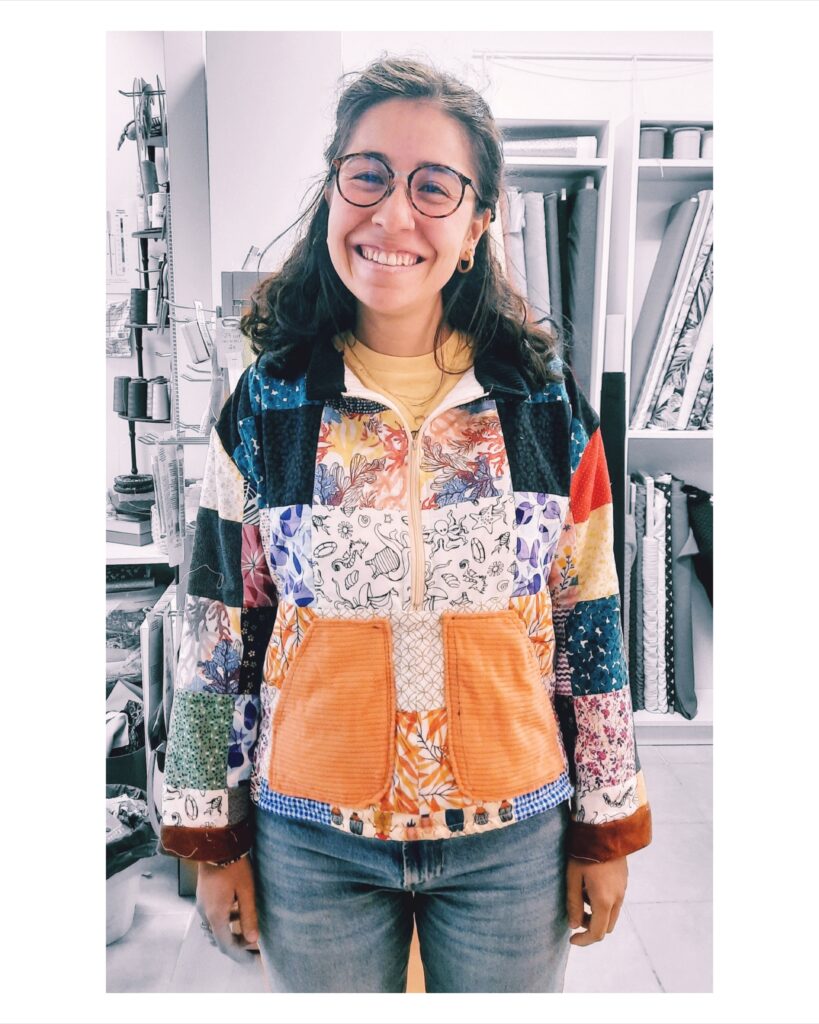 veste patch de Sarah